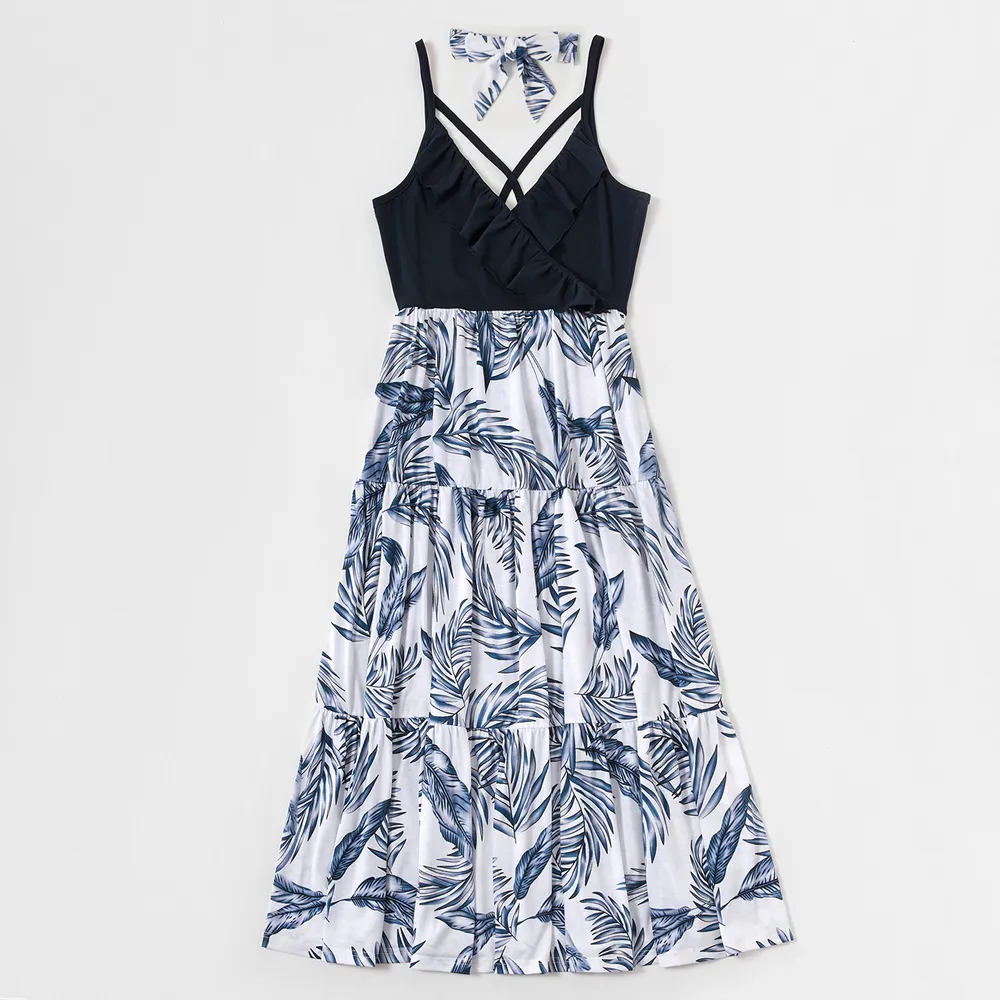 Look Familial Sans manches Tenues de famille assorties Ensemble big image 9