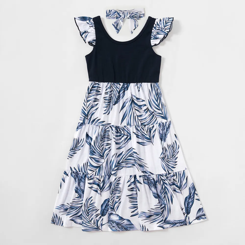 Look Familial Sans manches Tenues de famille assorties Ensemble big image 6