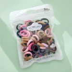 100-pack Pretty Hairbands for Girls Color block