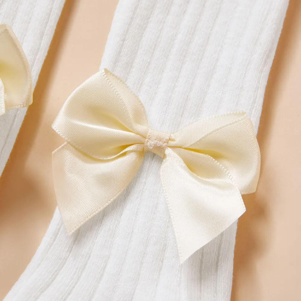 Baby / Toddler / Kid Solid Bowknot Stockings (Various colors) big image 3