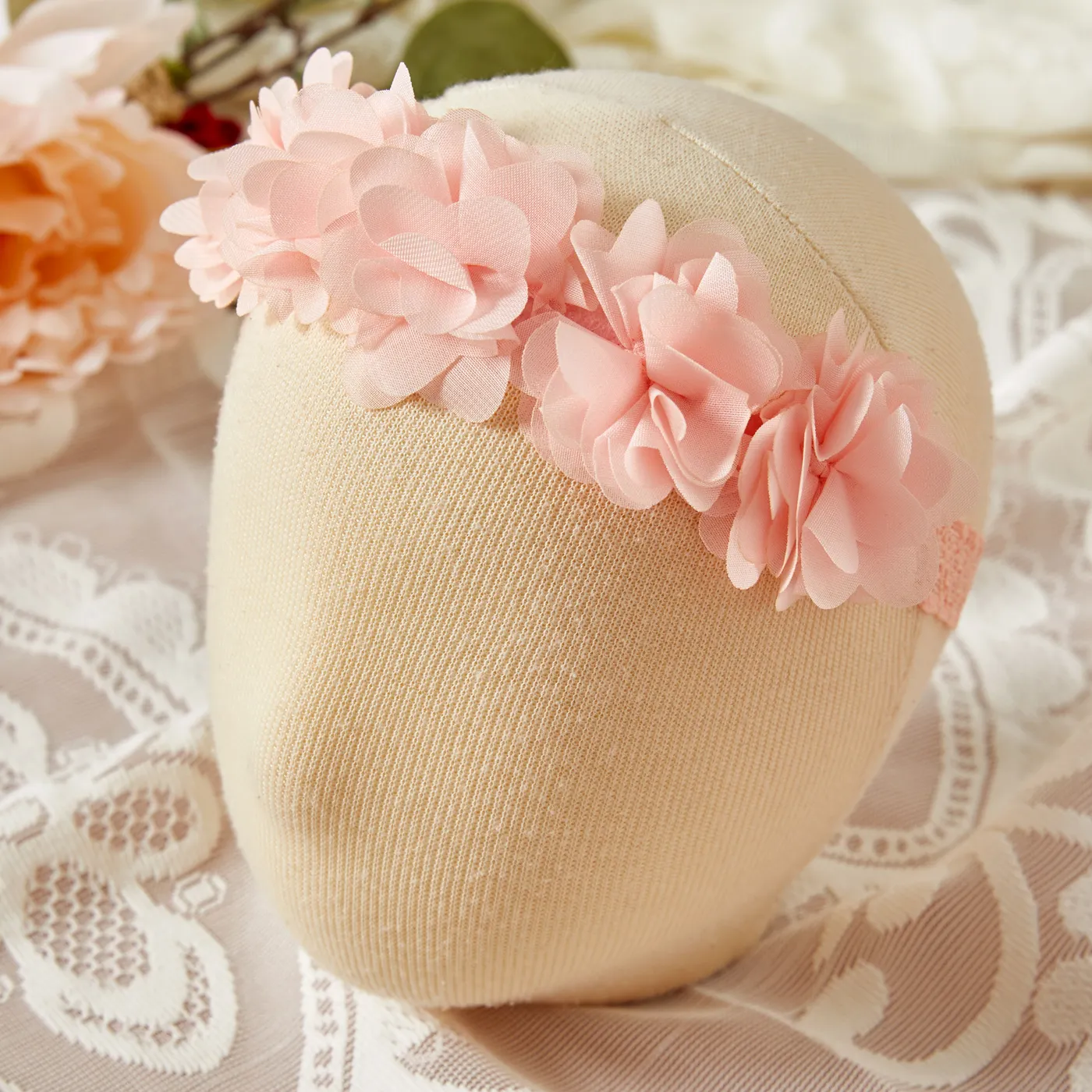 Baby / Toddler Flowers Headbands Hair Accessories Pink big image 1