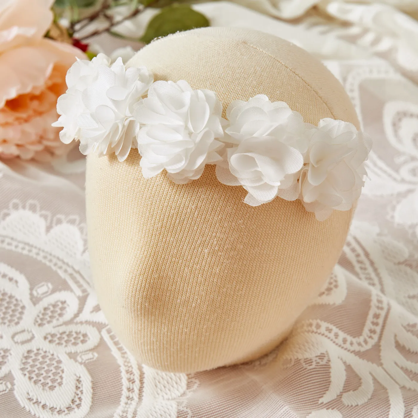 Baby / Toddler Flowers Headbands Hair Accessories White