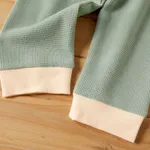 2-piece Toddler Girl/Boy Waffle Knit Long-sleeve Top and Elasticized Pants Casual Set  image 6