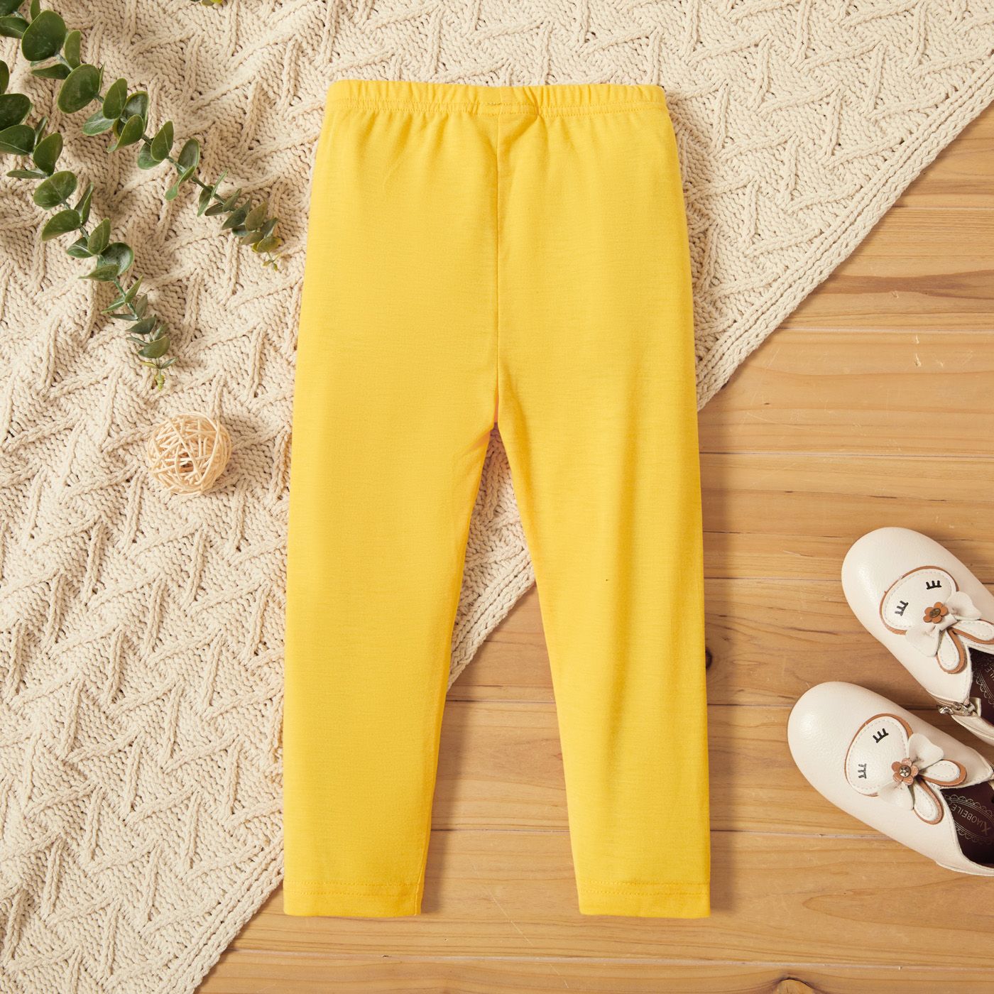 Toddler Girl Casual Solid Color Casual Pants