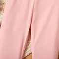 Toddler Girl Casual Solid Color Casual Pants  image 5