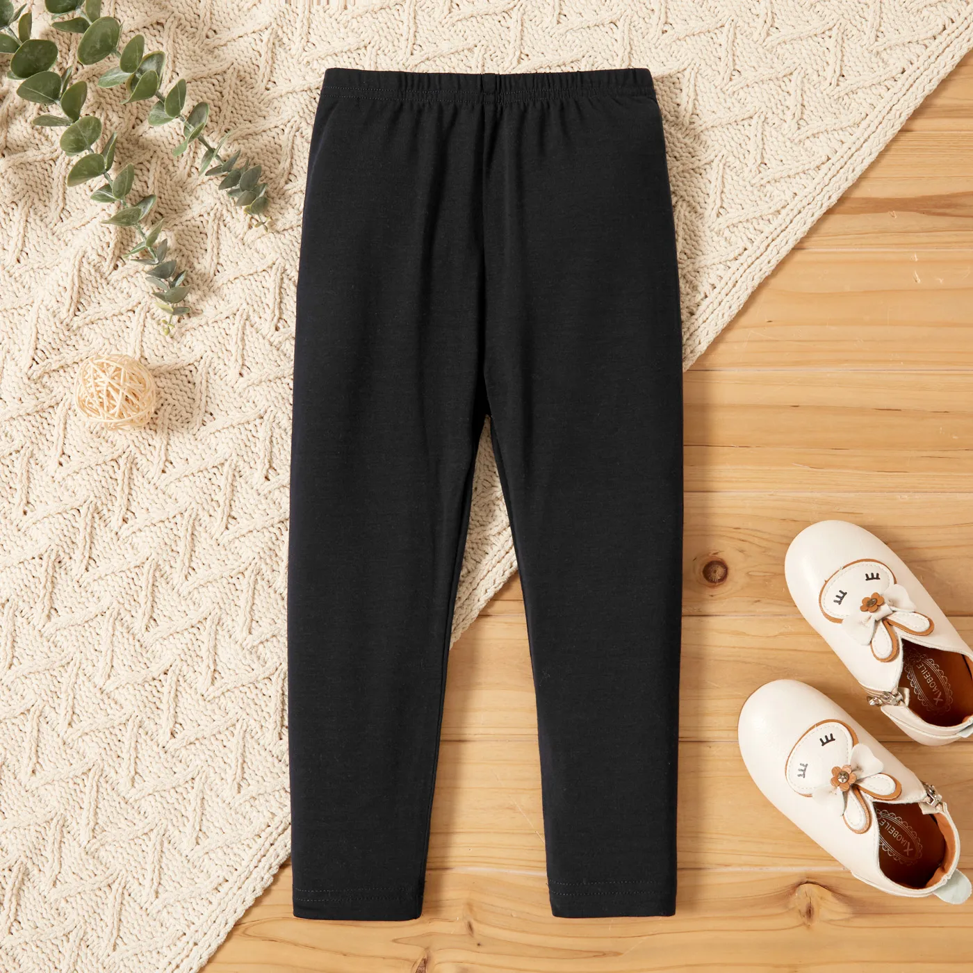 Toddler Girl Casual Solid Color Casual Pants Royal Blue