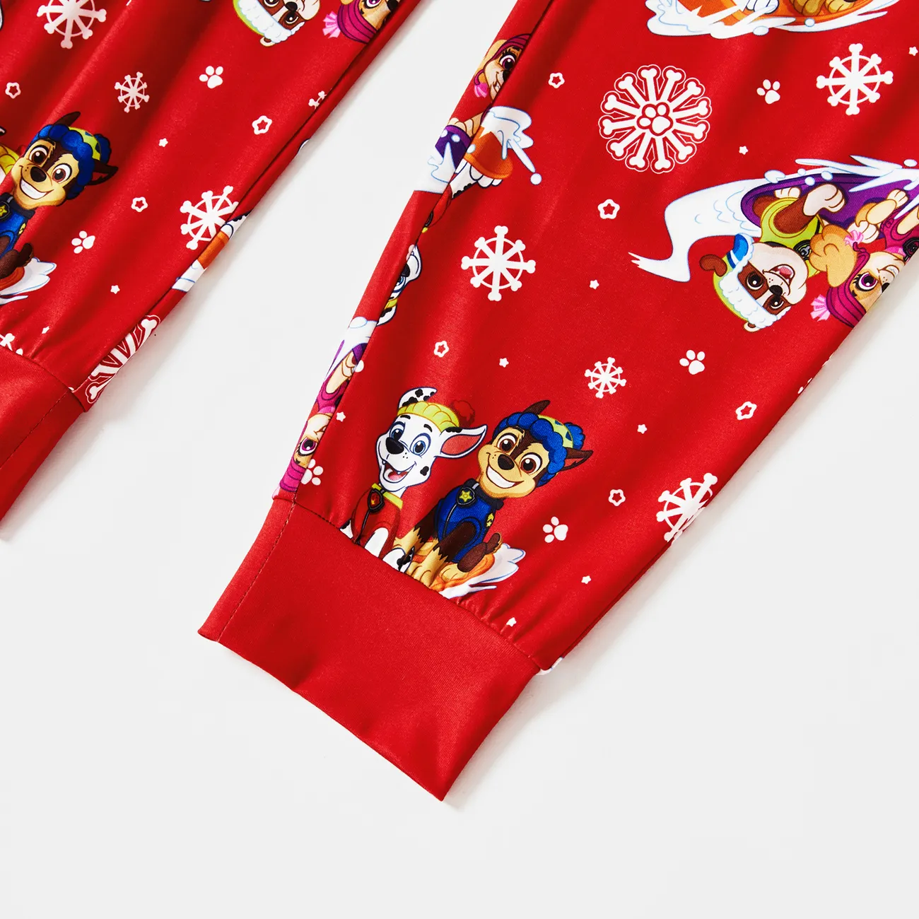 PAW Patrol Big Graphic Christmas Family Matching Pajamas Sets(Flame Resistant) Multi-color big image 1