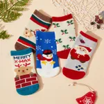 5-pack Christmas Baby / Toddler Winter Thick Terry Non-slip Socks  image 6