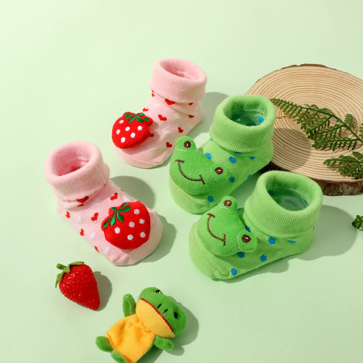 Baby Cartoon Animal Fruit Three-dimensional Socks  image 3