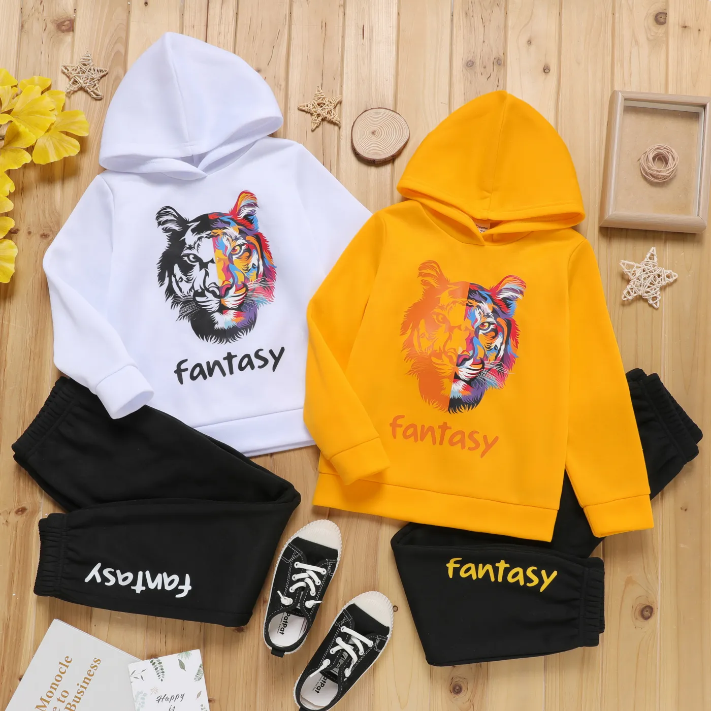 Kid Boy Letter Animal Suits