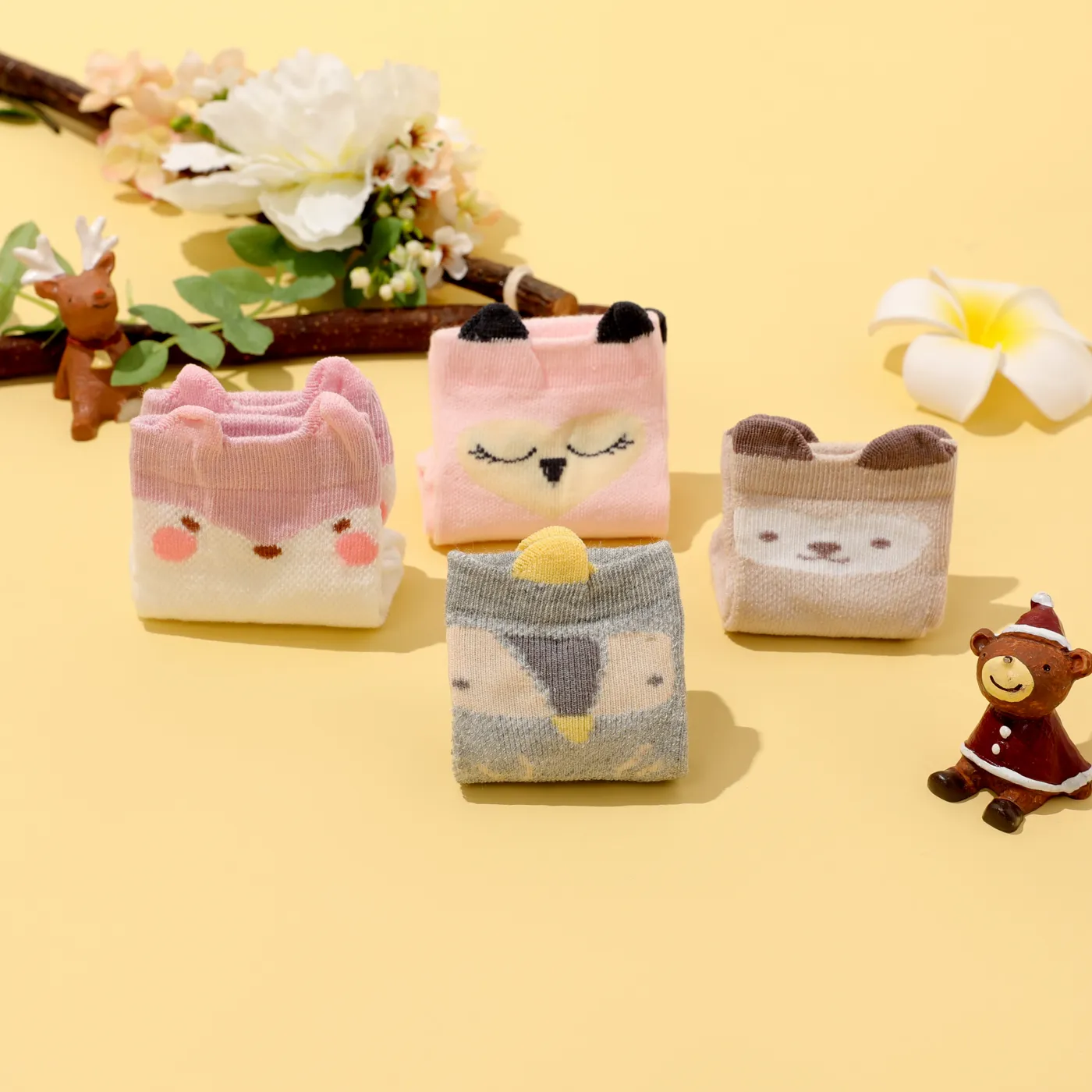 2-pack Baby Adorable Cartoon Socks  image 4