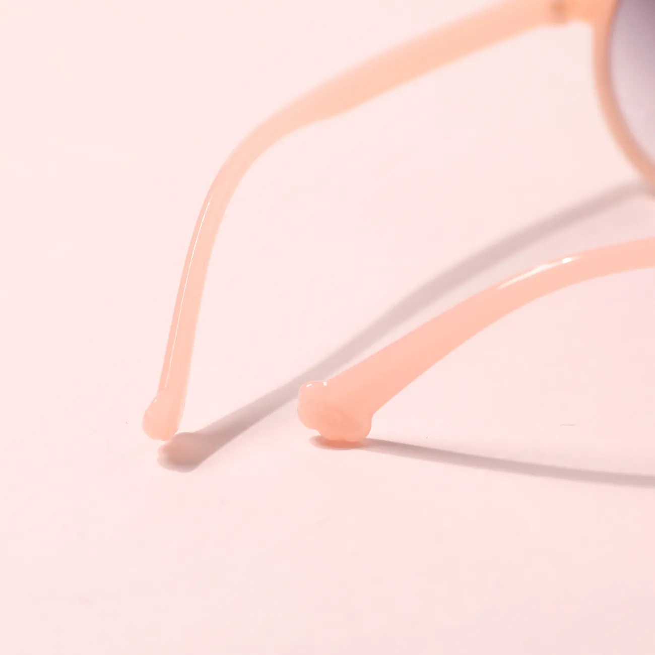 兒童卡通貓耳朵裝飾眼鏡（眼鏡盒顏色隨機） 粉色 big image 1