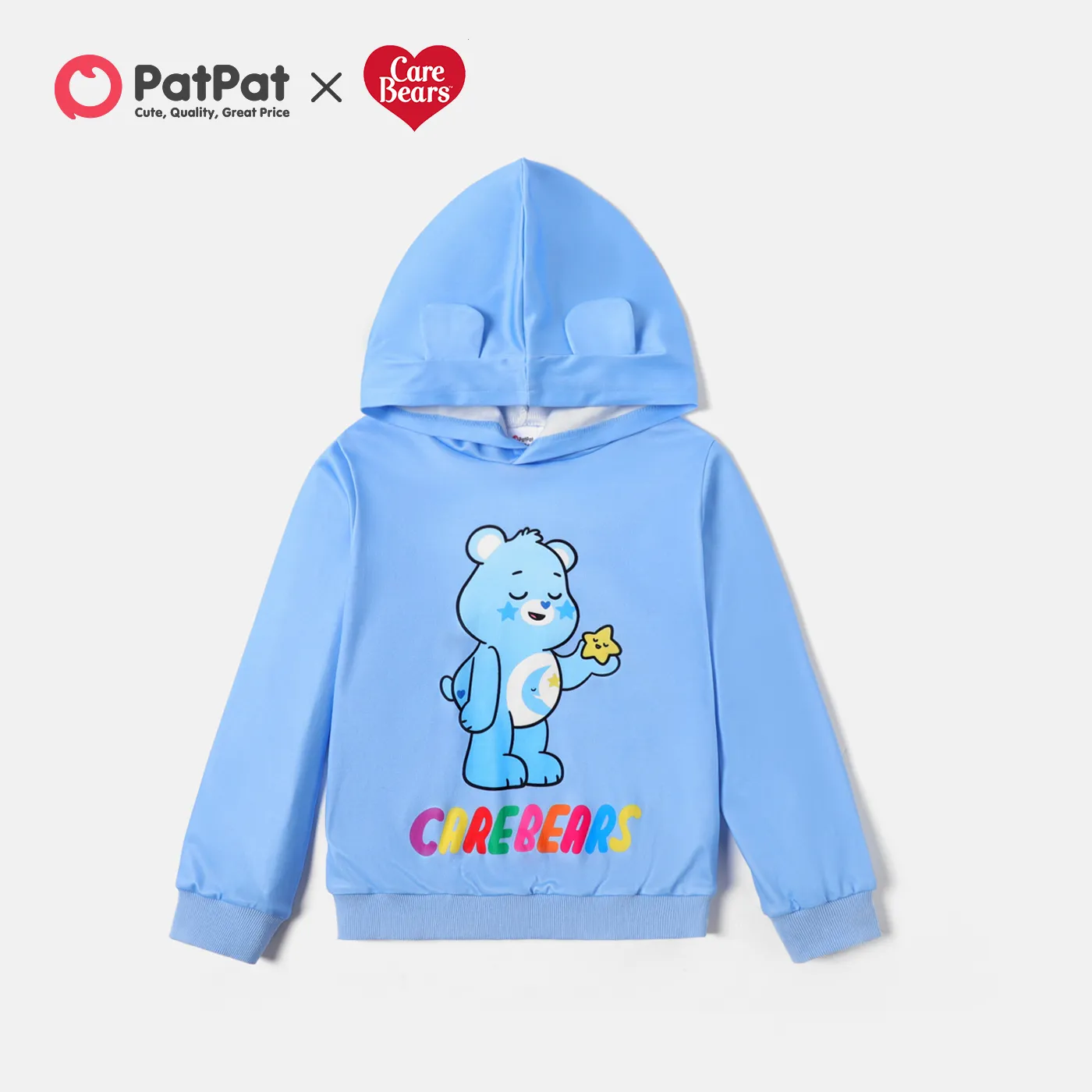 Care Bears Kid Boy/Girl Graphic Hooded Sweatshirt Blue