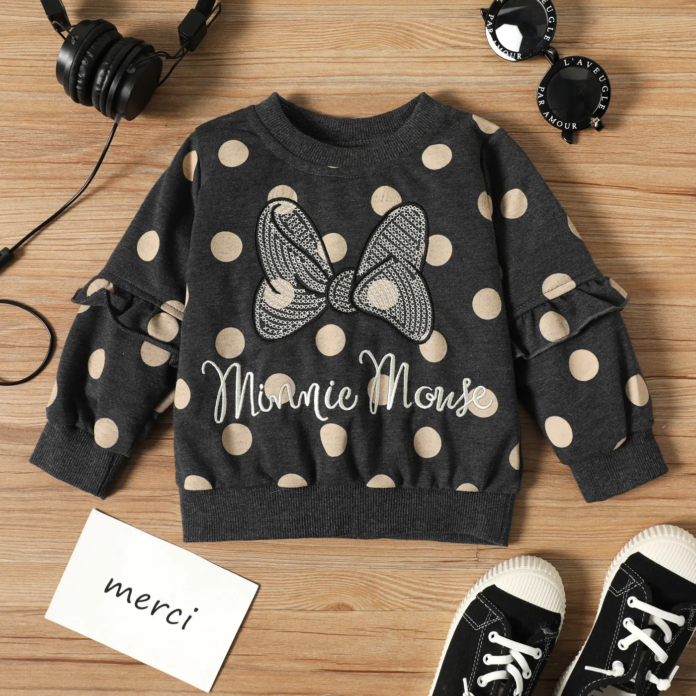 Toddler Girl 100% Cotton Letter Butterfly/Floral Animal Print Pullover Sweatshirt