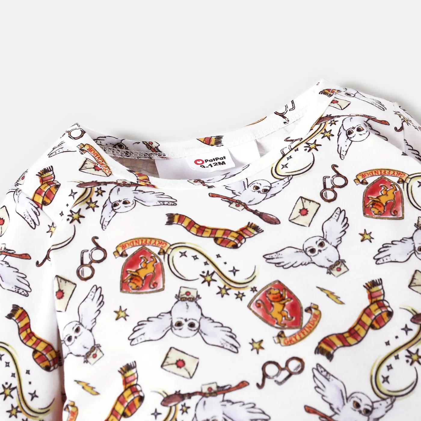 Harry Potter Baby Boy/Girl Gryffindor Owl  Allover Jumpsuit  image 2