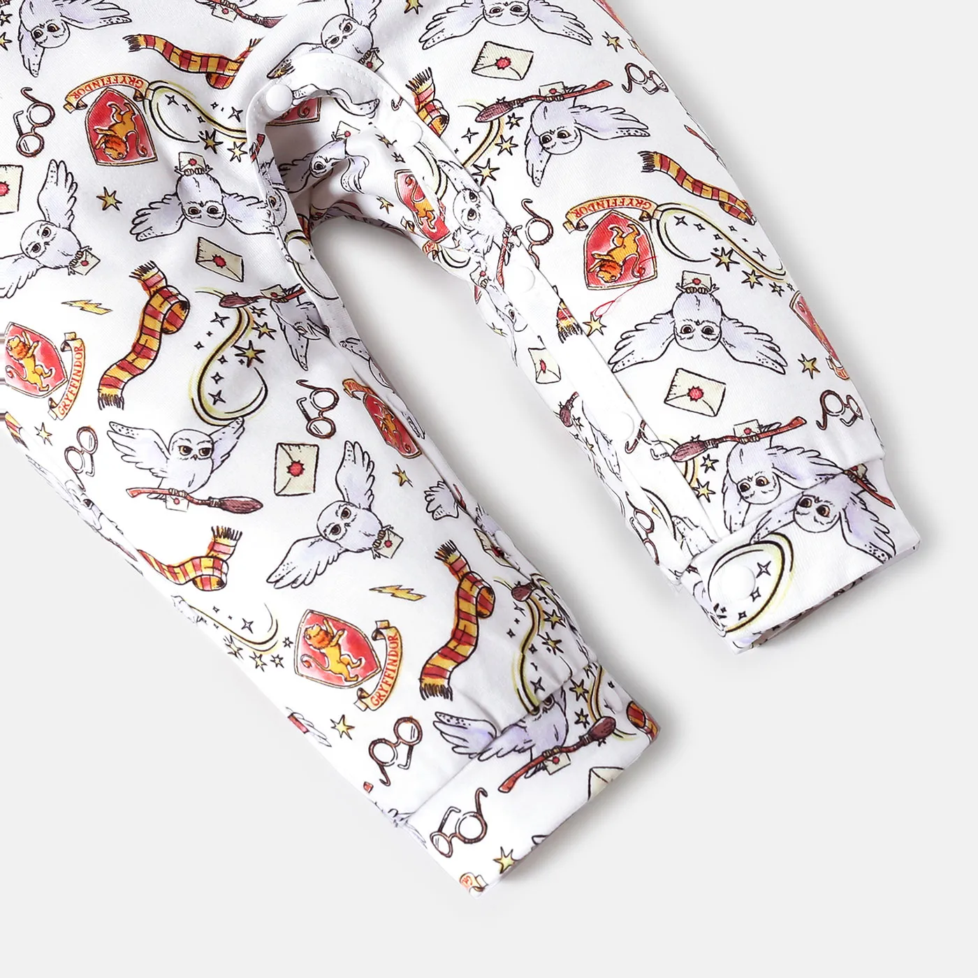 Harry Potter Baby Boy/Girl Gryffindor Owl  Allover Jumpsuit  image 5