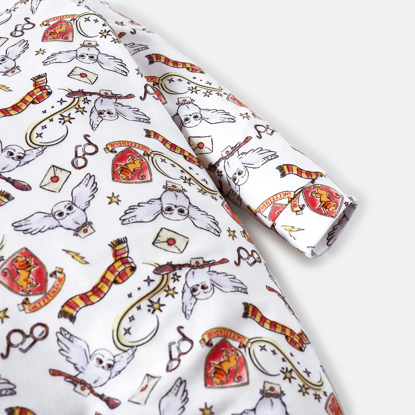 Harry Potter Baby Boy/Girl Gryffindor Owl  Allover Jumpsuit  image 6