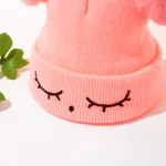 2-pack Baby / Toddler Double Pompon Letter Print Knit Beanie Hat and Scarf Set  image 5