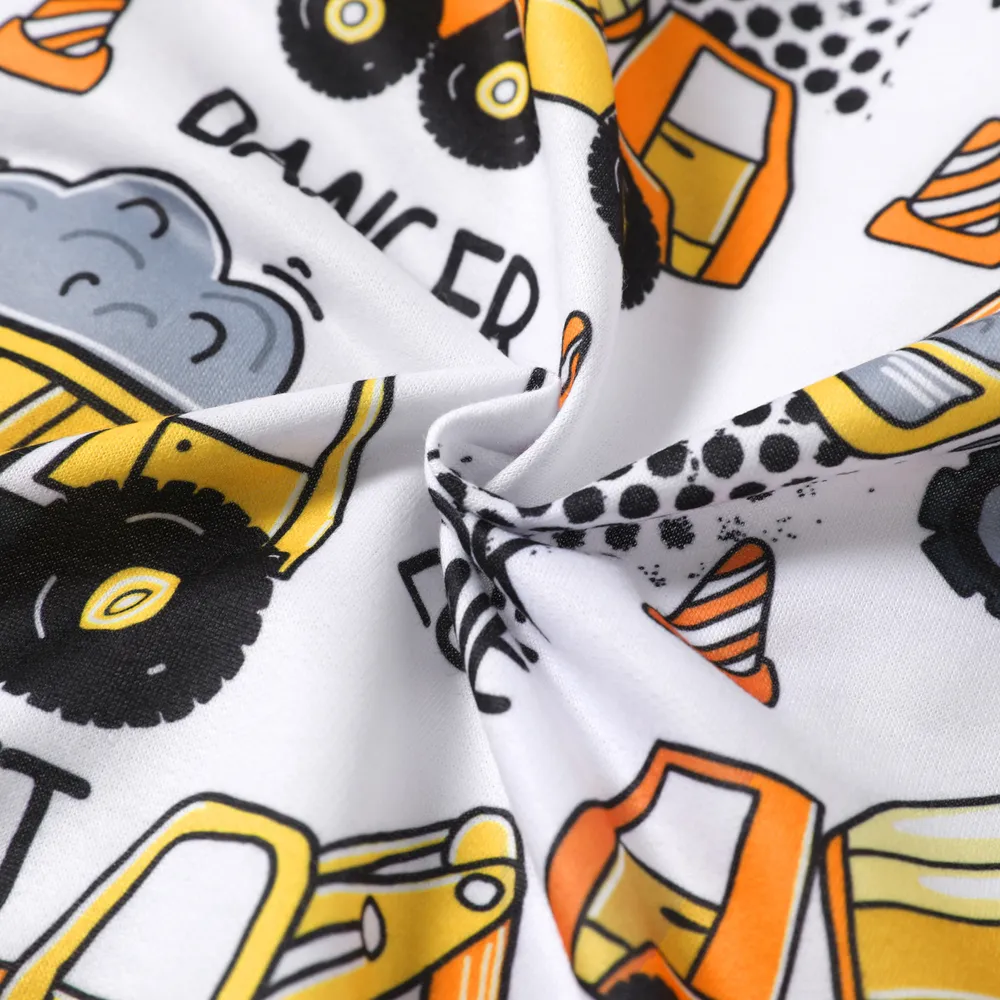 Toddler Boy Casual Vehicle Print Pullover Sweatshirt big image 4