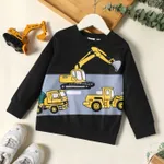 Toddler Boy Casual Vehicle Print Pullover Sweatshirt  image 3
