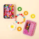 Paquete de 50 flequillo multicolor Mini Hair Claw accesorios para el cabello para niñas Color-E