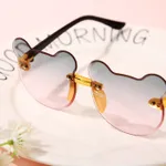 Baby / Toddler / Kid Cartoon Cat Ears Rimless Decorative Glasses (With Glasses Case) Grey