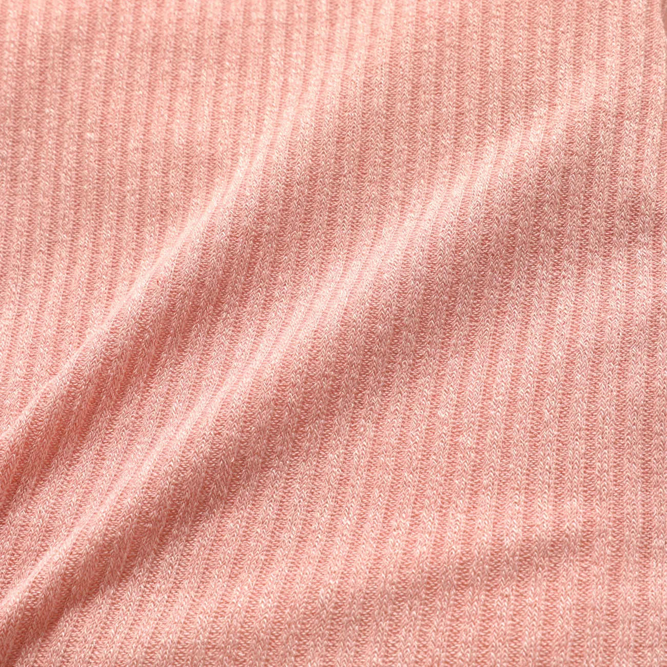 Kleinkinder Mädchen Stehkragen Lässig Langärmelig T-Shirts rosa big image 1