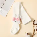 Baby / Toddler / Kid Cartoon Rabbit Decor Solid Color Pantyhose Tights White