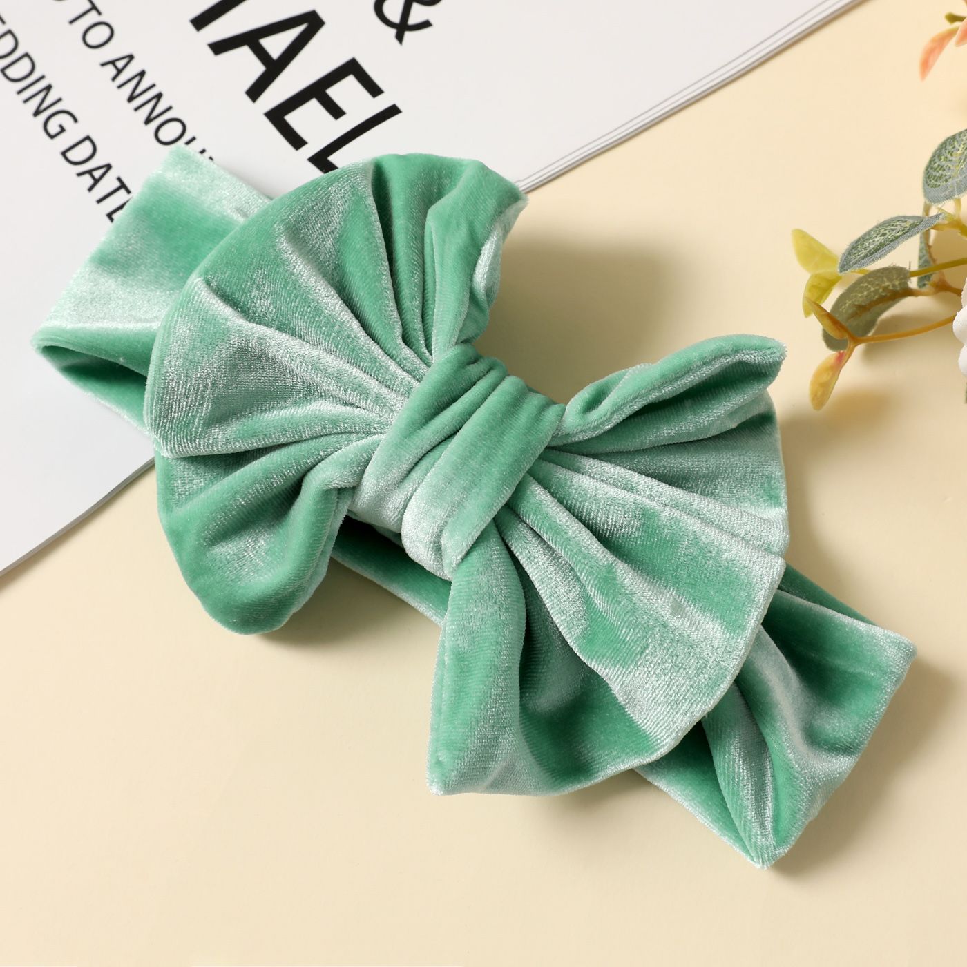 

Solid Color Bowknot Headbands for Girls