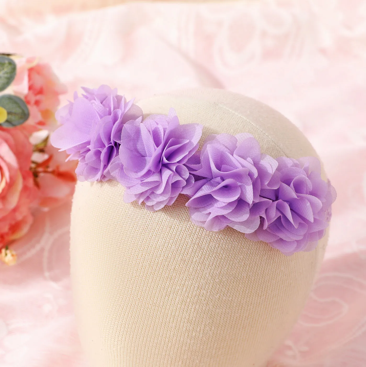 Baby / Toddler Flowers Headbands Hair Accessories Light Purple