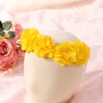 accesorios para el cabello diademas de flores para bebés / niños pequeños Amarillo