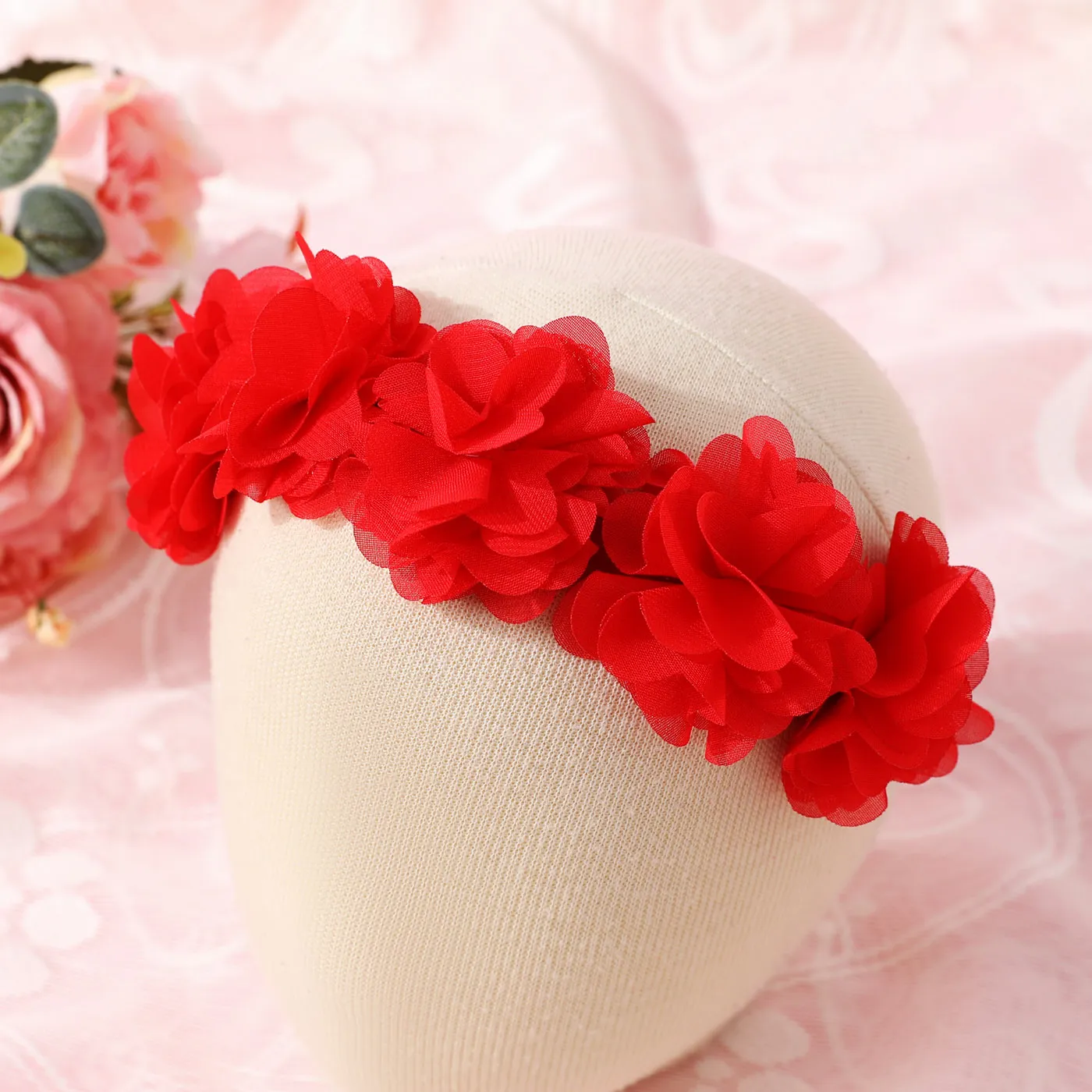 Baby / Toddler Flowers Headbands Hair Accessories Red