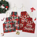 Merry Christmas Plaid Aprons for Family  image 5