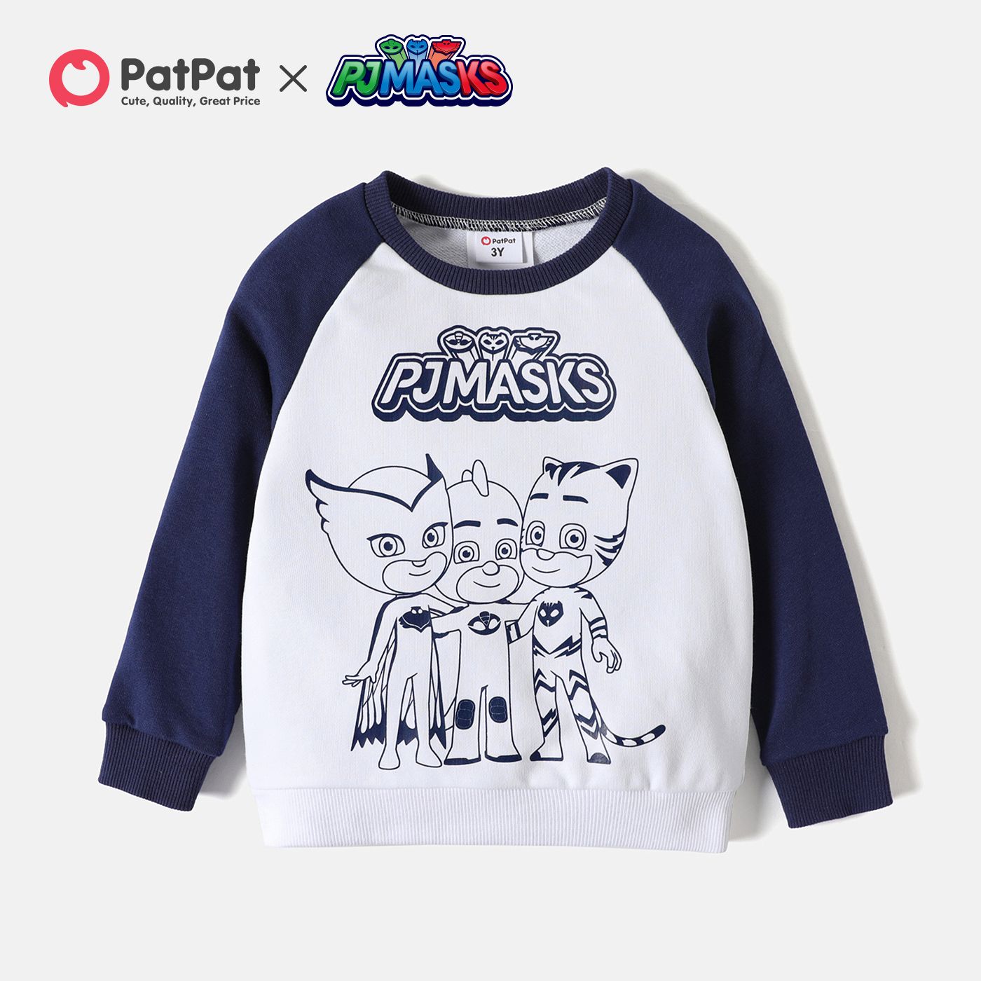 

PJ Masks Toddler Boy Cotton Long-sleeve Pullover Sweatshirt