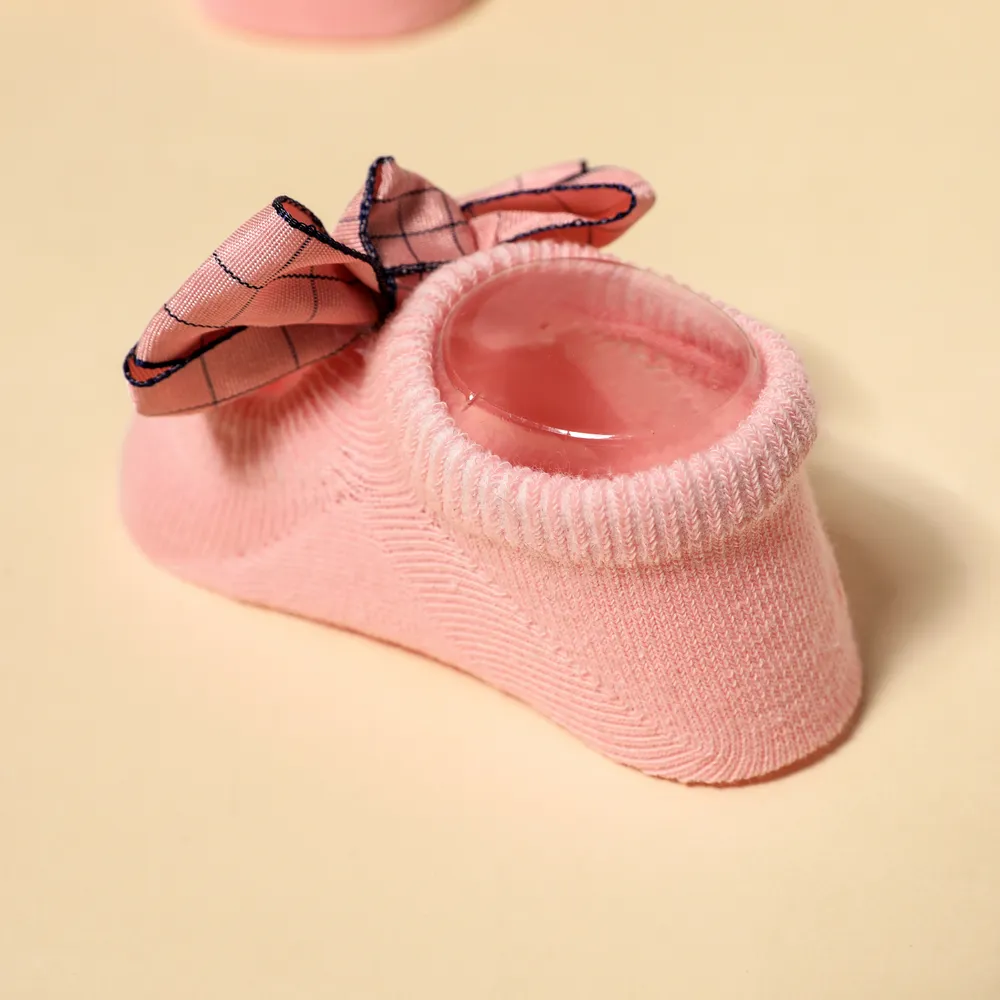 3-pack Baby Bow Decor Socks and Headband and Hair Clip Set  big image 6