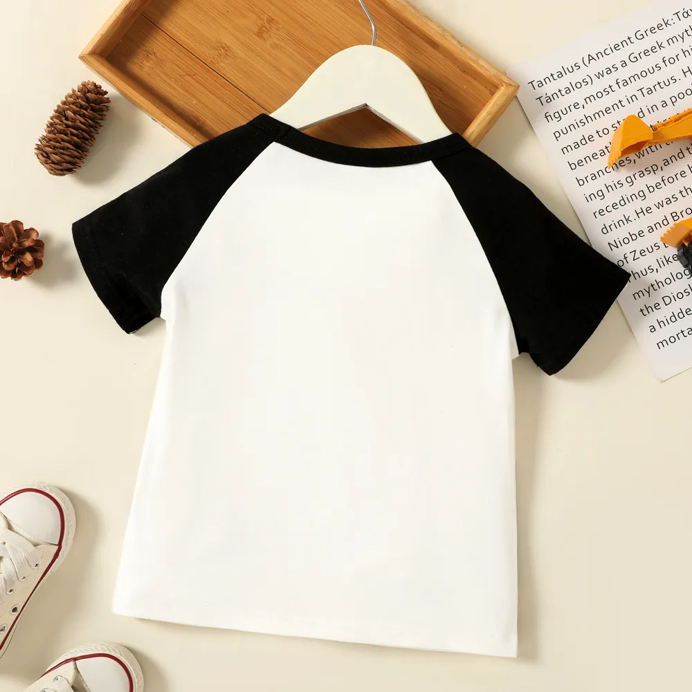 Kleinkinder Jungen Stoffnähte Kindlich Kurzärmelig T-Shirts big image 3