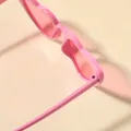 نظارات أطفال عصرية بإطار بلاستيكي مزخرف بإطار بلاستيكي (لون جراب نظارات عشوائي)  image 1