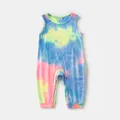 Tie Dye Short-sleeve Bodycon T-shirt Dress for Mom and Me  image 1