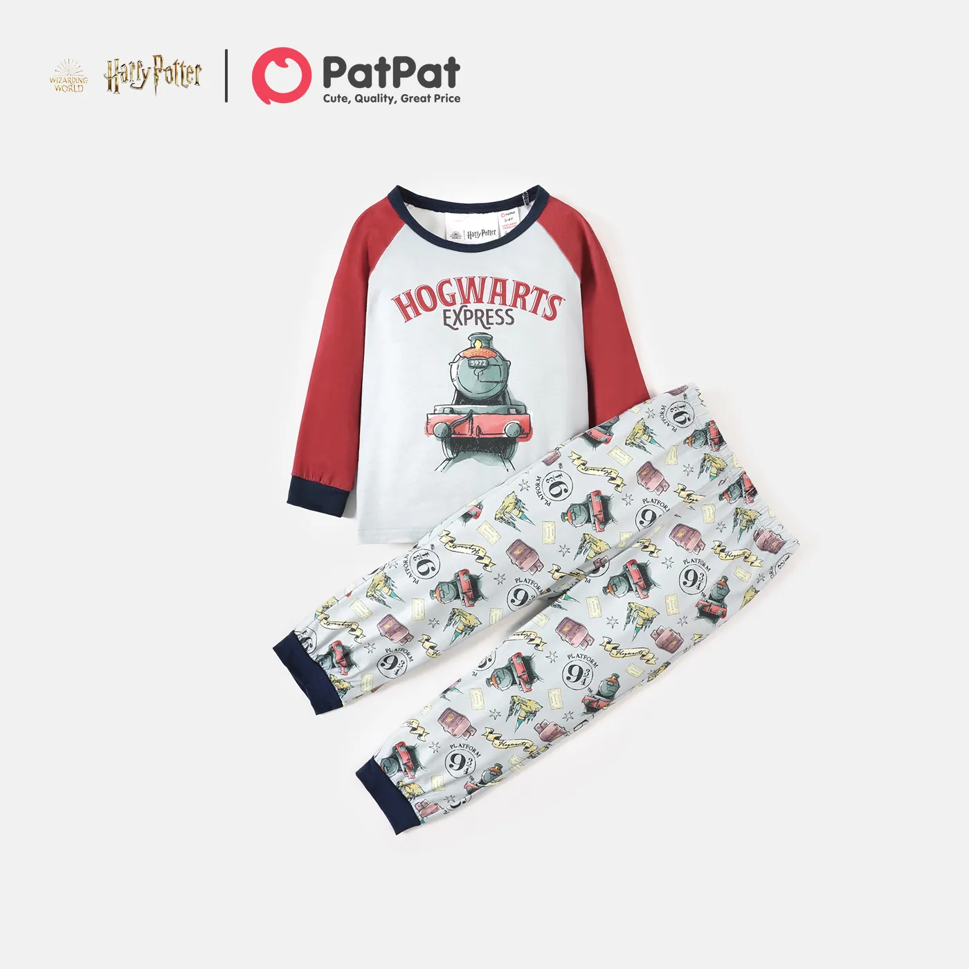 Harry Potter Family Matching Raglan-sleeve Graphic Pajamas Sets (Flame Resistant)  image 5