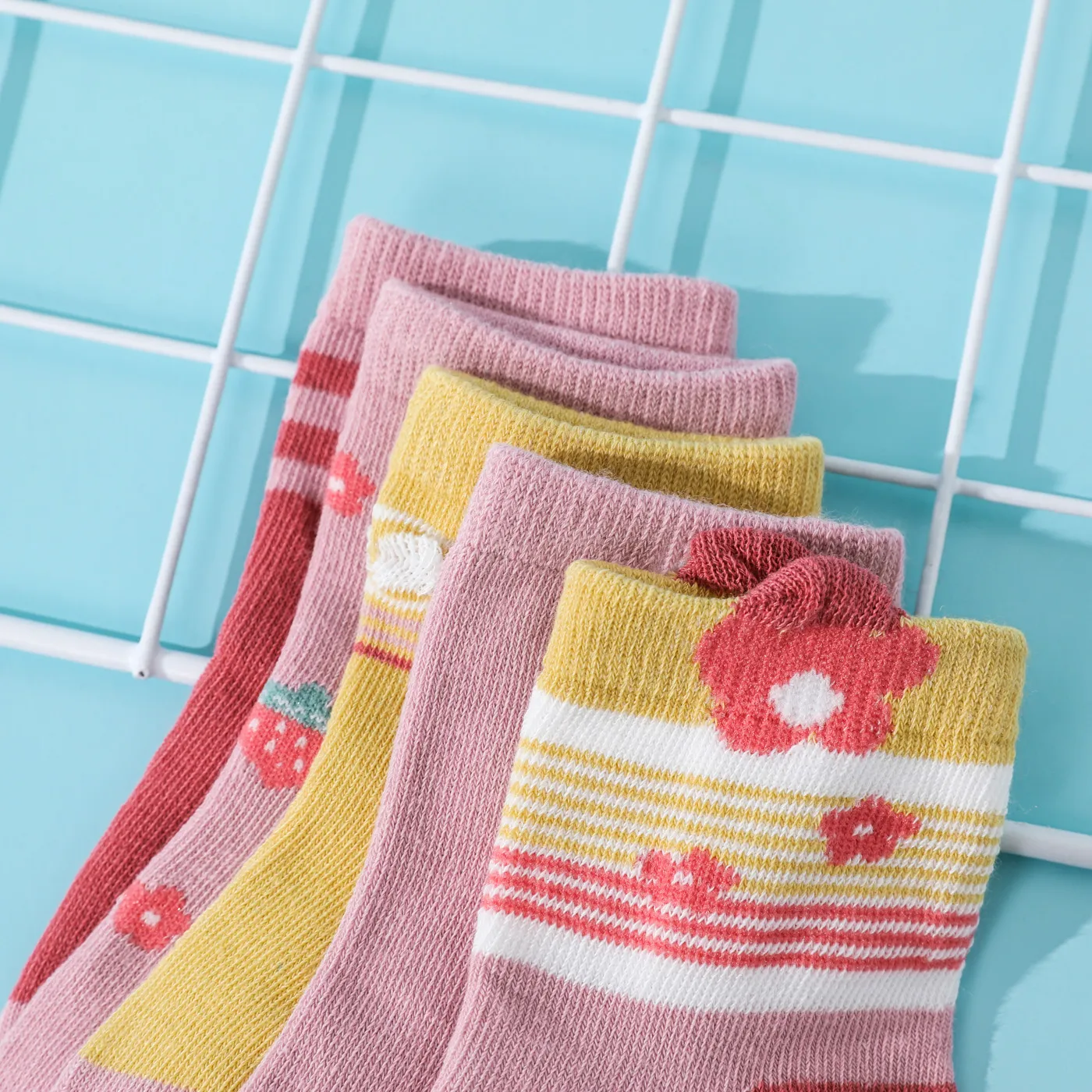 Baby / Toddler / Kid 5-pack Cartoon Print Socks for Boys and Girls  image 3