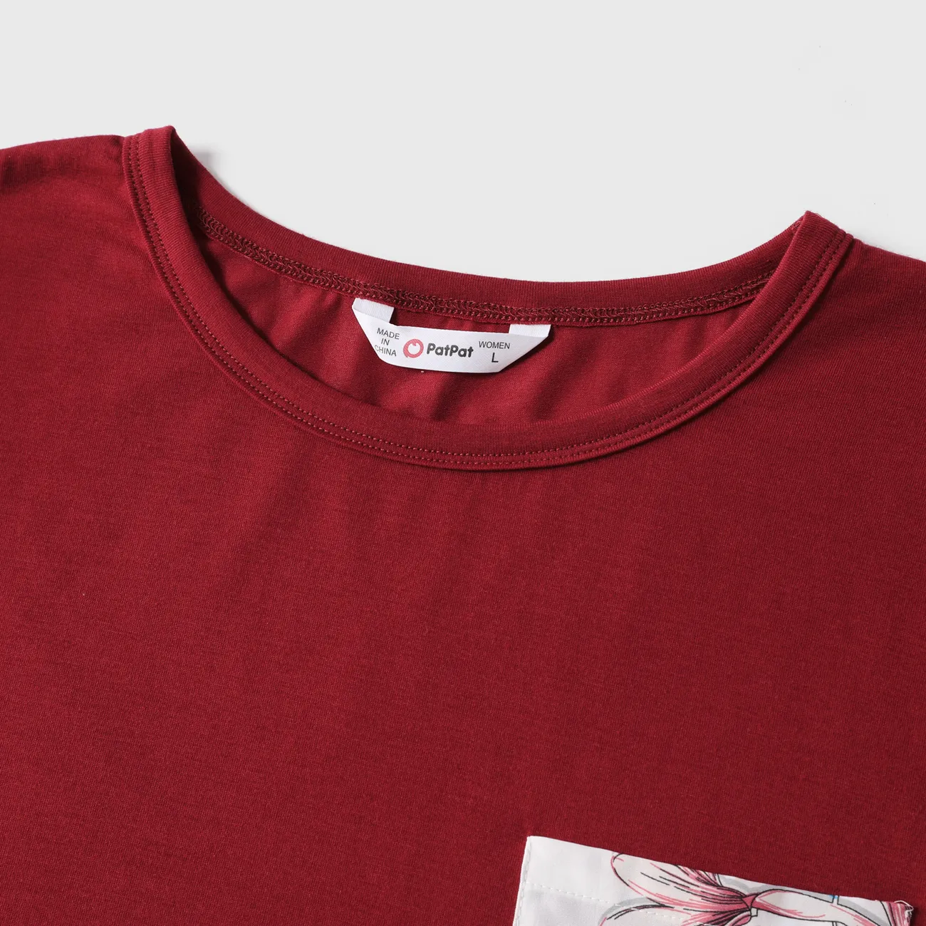Día de la Madre Looks familiares Camiseta sin mangas Conjuntos combinados para familia Conjuntos vino rojo big image 1
