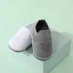 Baby / Toddler Stripe Heart Graphic Breathable Slip-on Prewalker Shoes  image 5