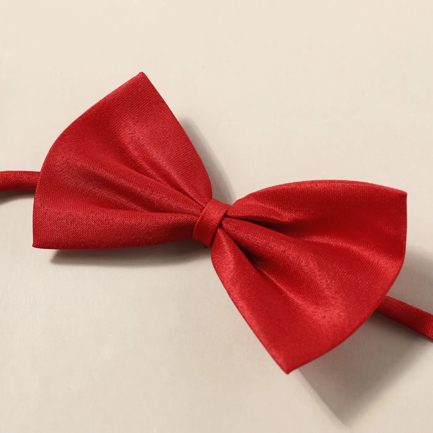 Pure Color Adjustable Elastic Suspender and Bow Tie Set for Boys and Girls  image 2