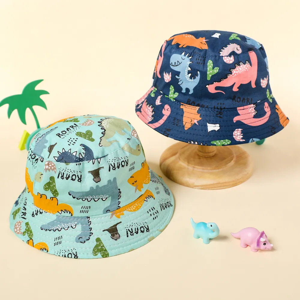 Baby / Toddler Allover Dinosaur Print Bucket Hat  big image 6