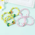 3-pack Pineapple Unicorn Decor Beaded Bracelet for Girls  image 5
