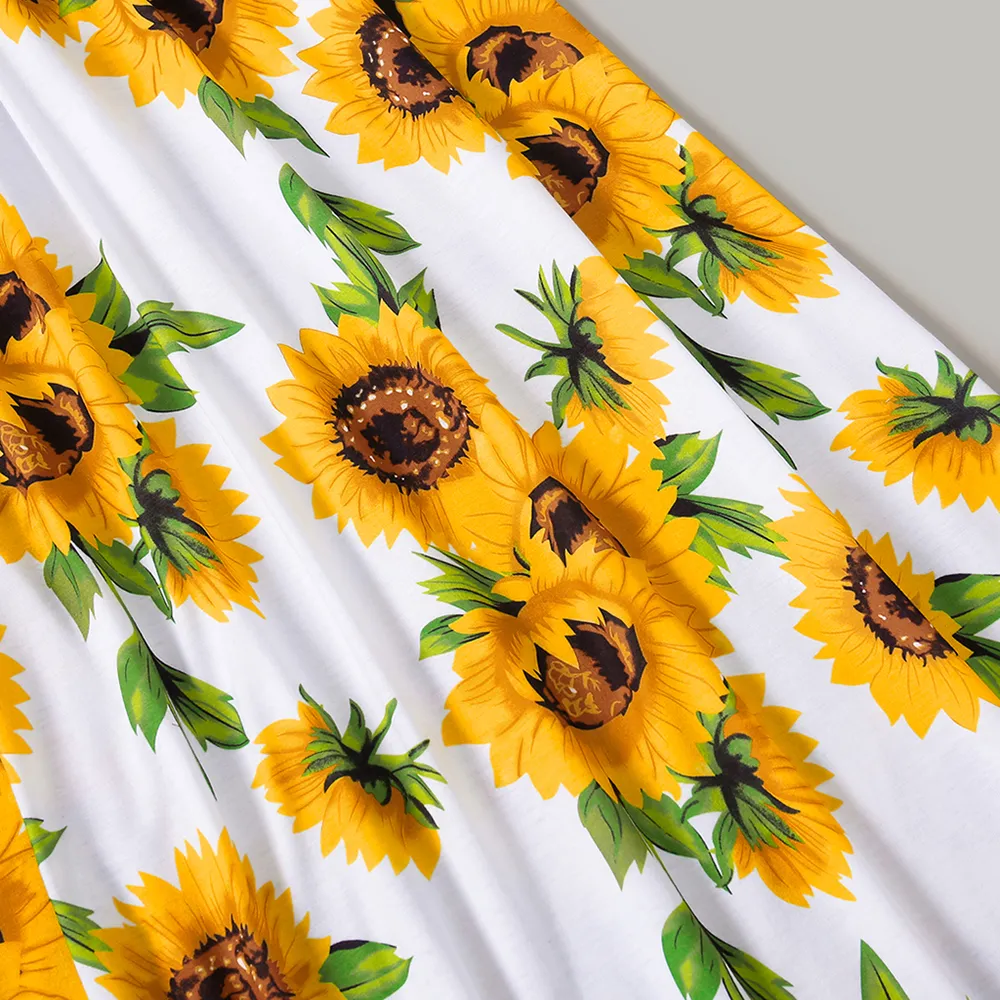 Look Familial Tournesol Débardeur Tenues de famille assorties Ensemble big image 12