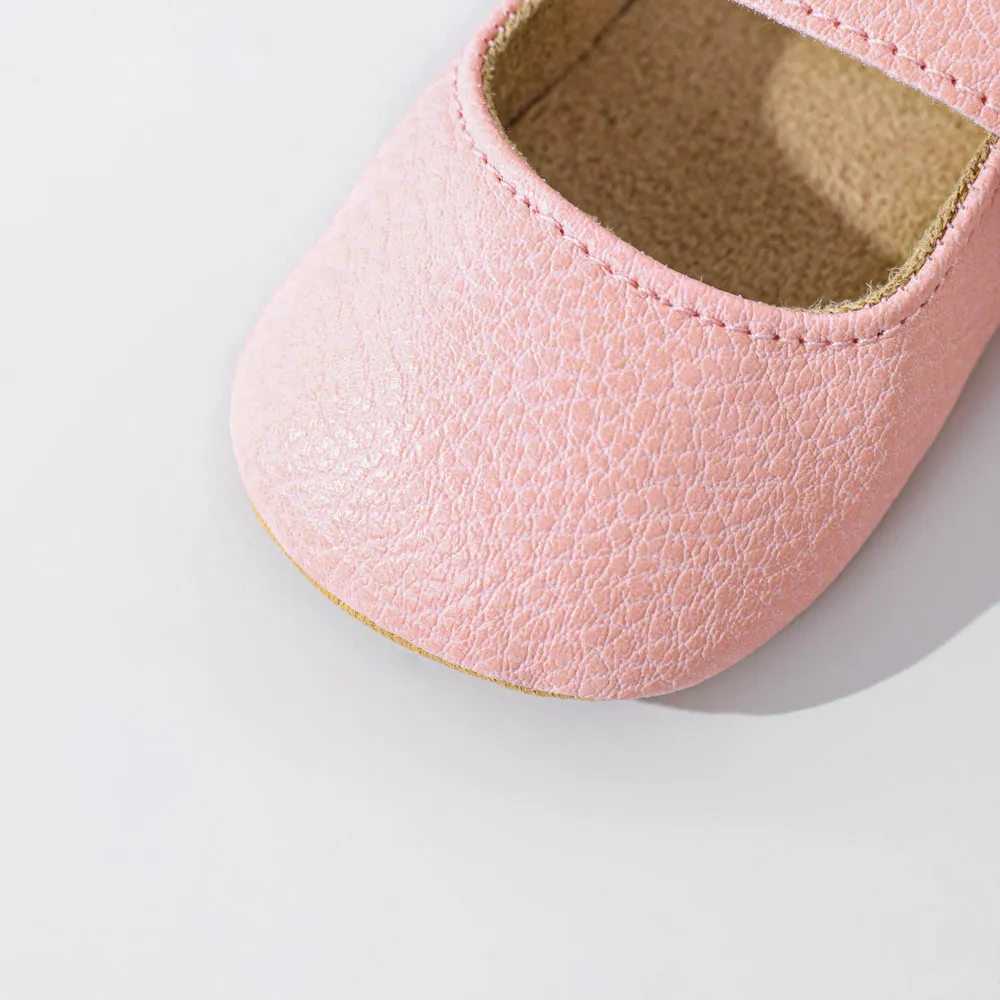 Baby / Toddler Back Bow Decor Soft Sole Non-slip Prewalker Shoes Pink big image 1
