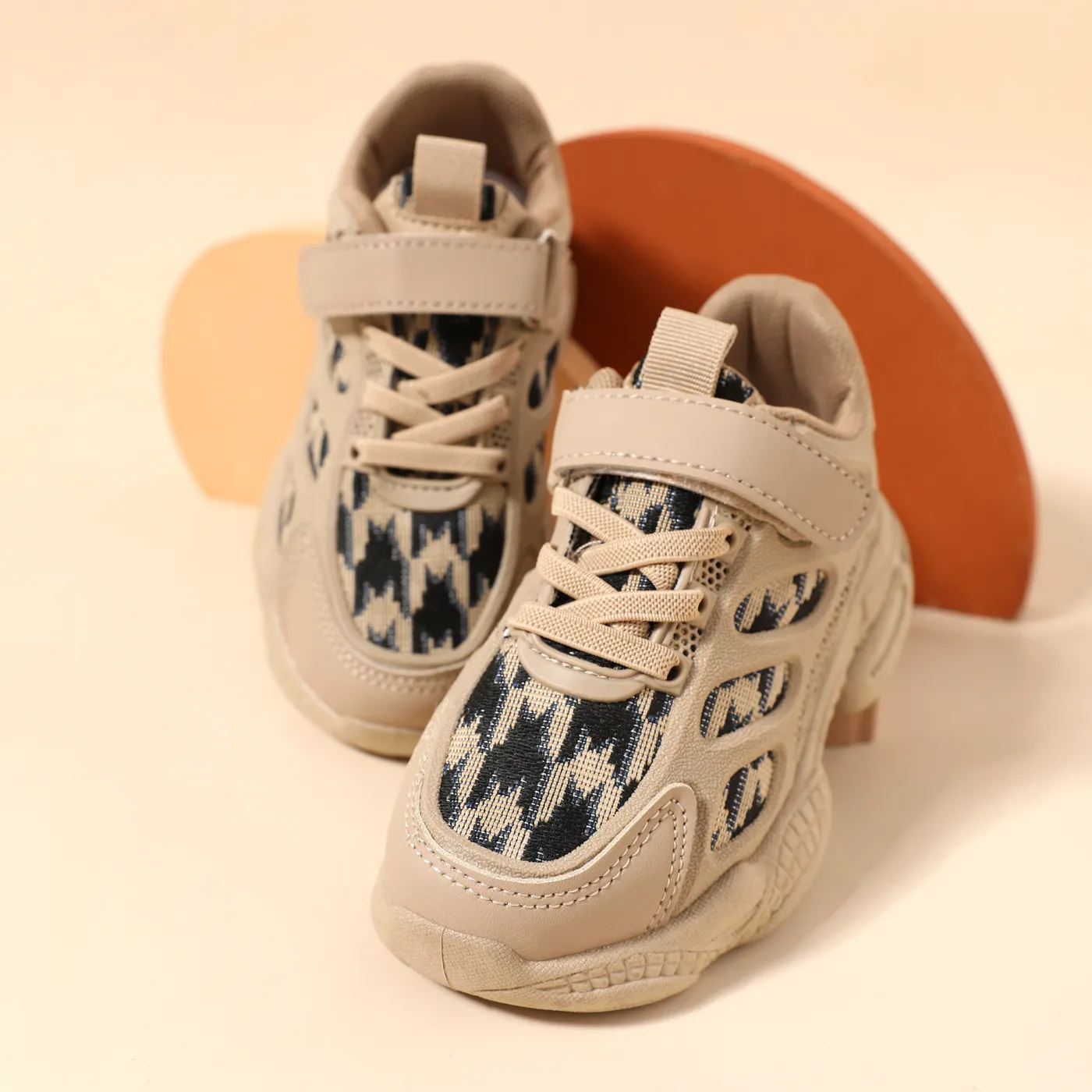 Toddler / Kid Geometry Graphic Breathable Sneakers  image 3