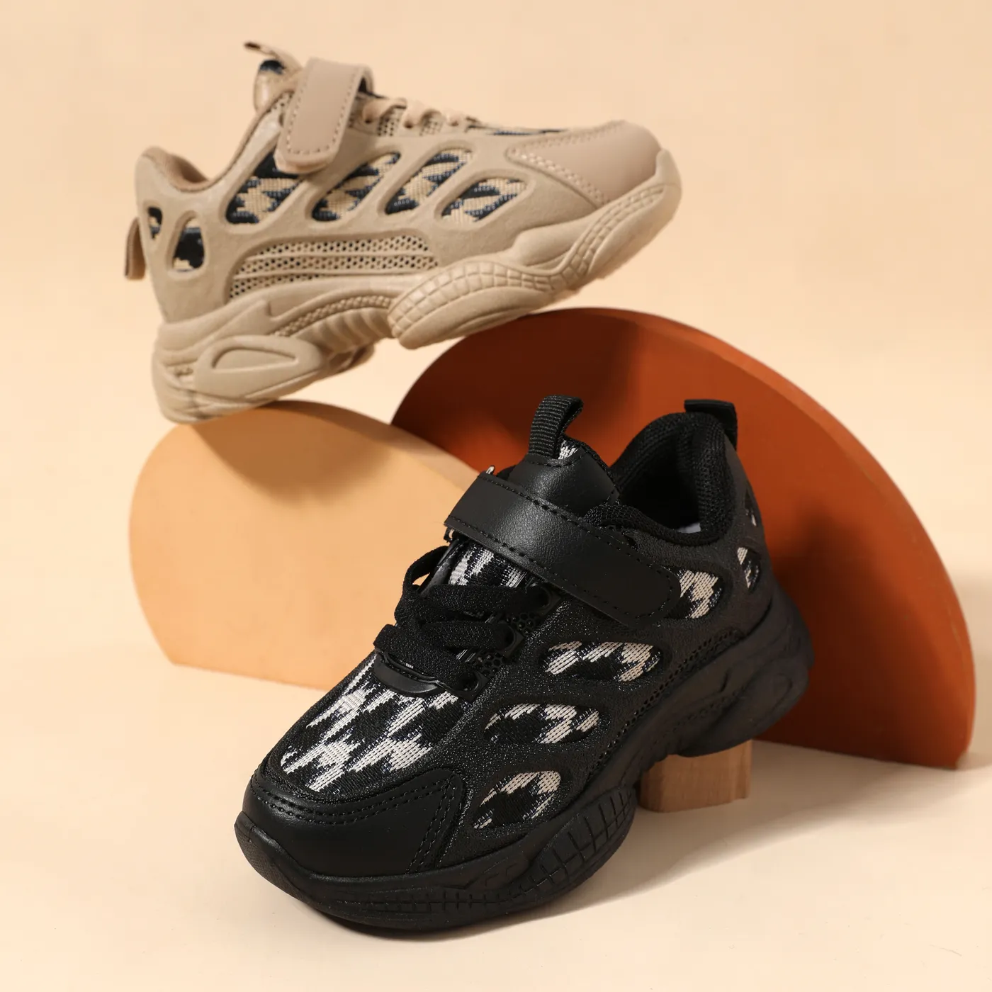 Toddler / Kid Geometry Graphic Breathable Sneakers  image 2