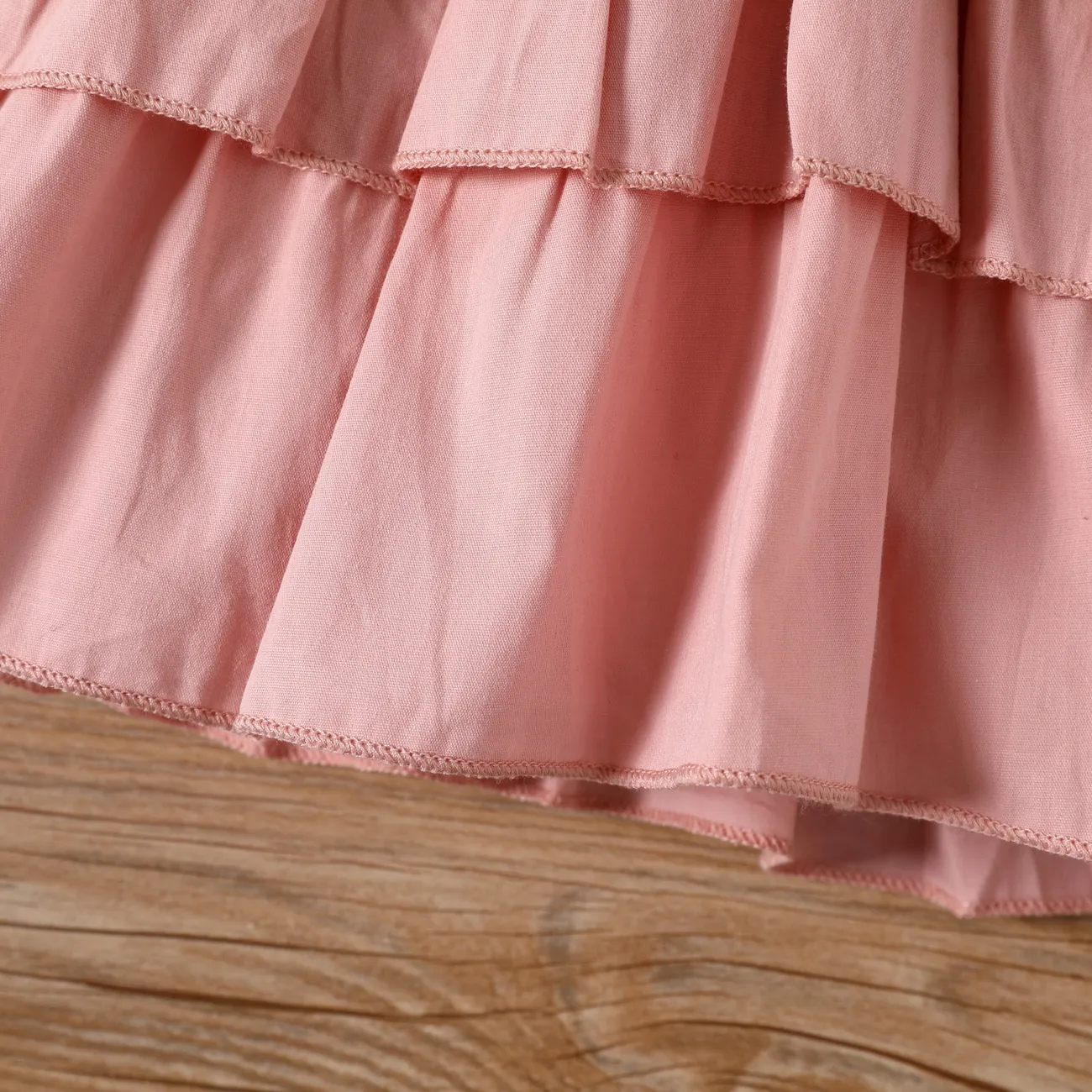Baby Mehrlagig Avantgardistisch Langärmelig Kleider rosa big image 1